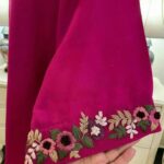 embroidered kurti sleeve